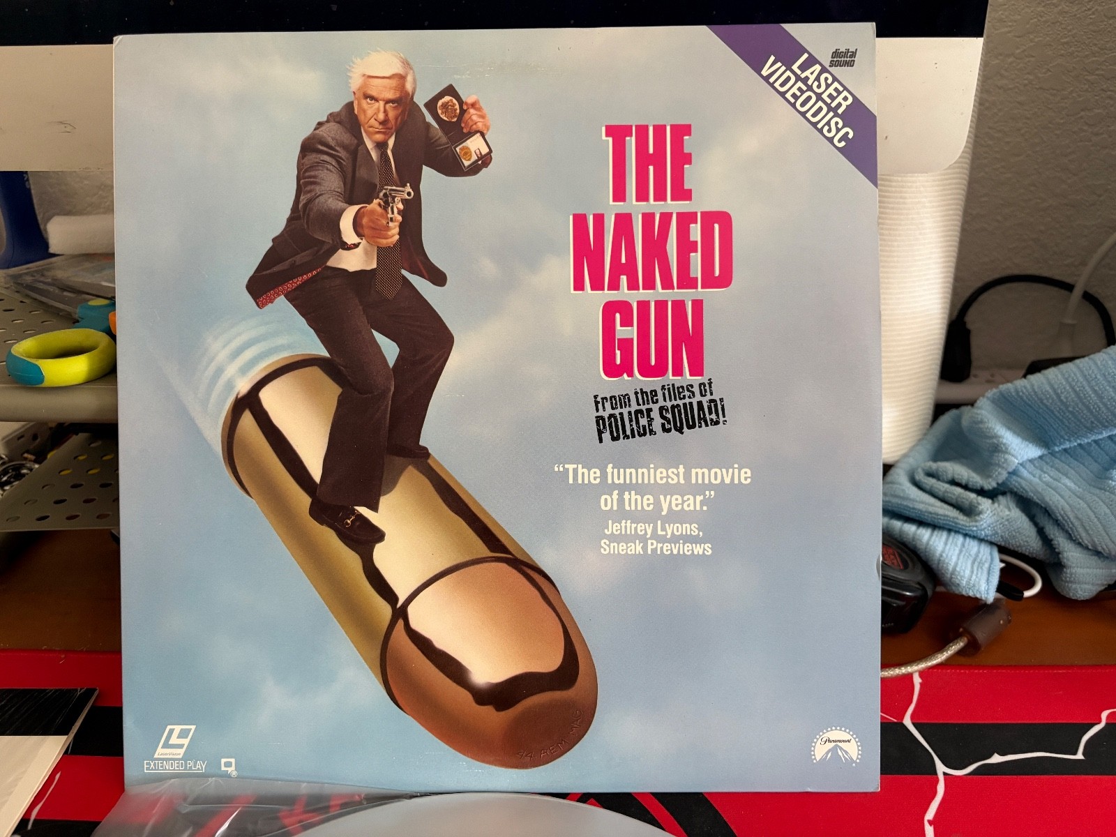 The Naked Gun 1991  Laserdisc, Paramount LV32100 Rare