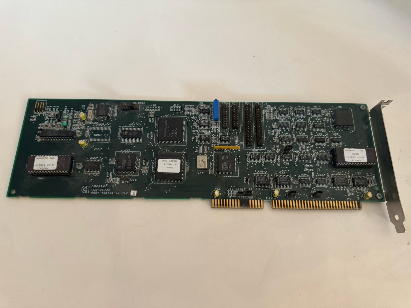adaptec ACB-2372B ISA RLL Floppy Controller (retro, 1989)