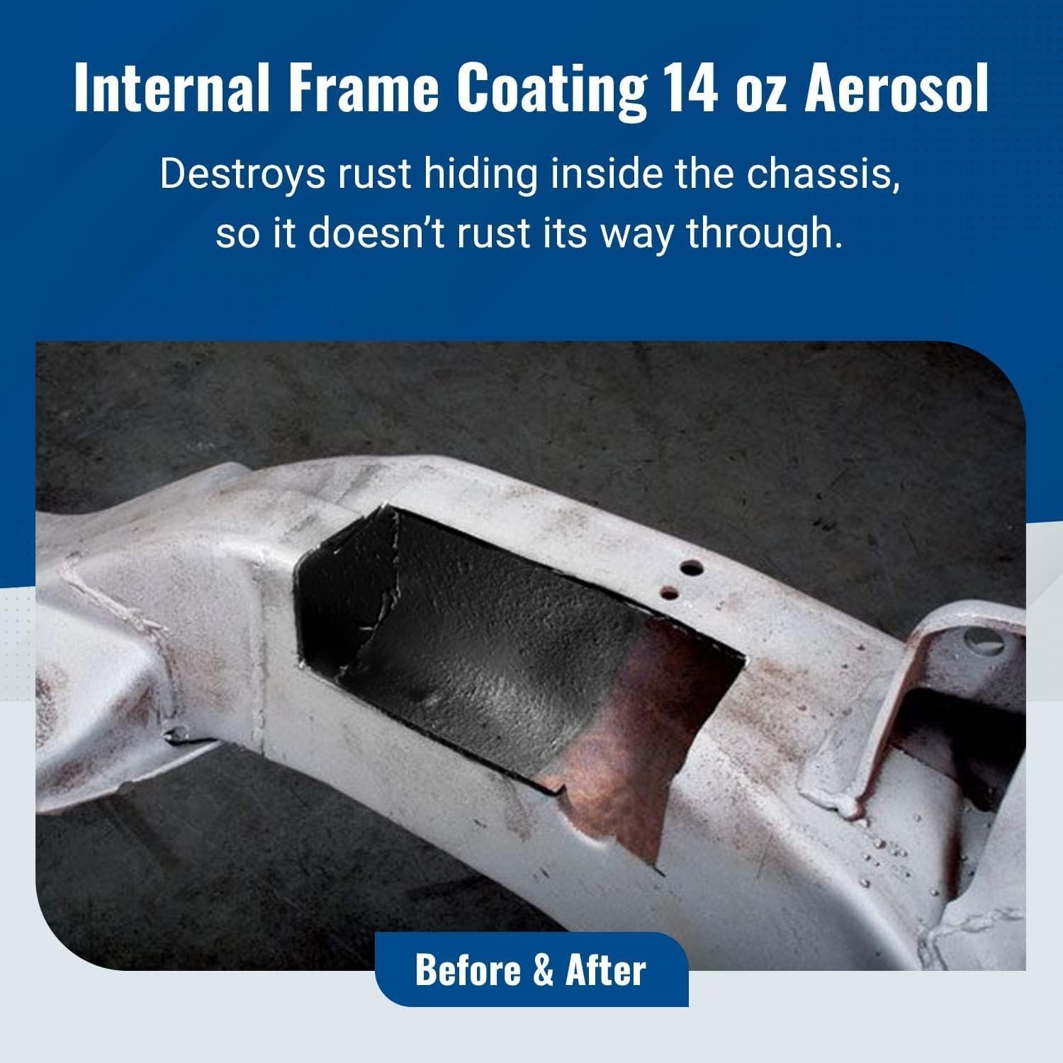 Eastwood Internal Frame Coating Plus Rust Encapsulator Plus Aerosol Chassis Kit