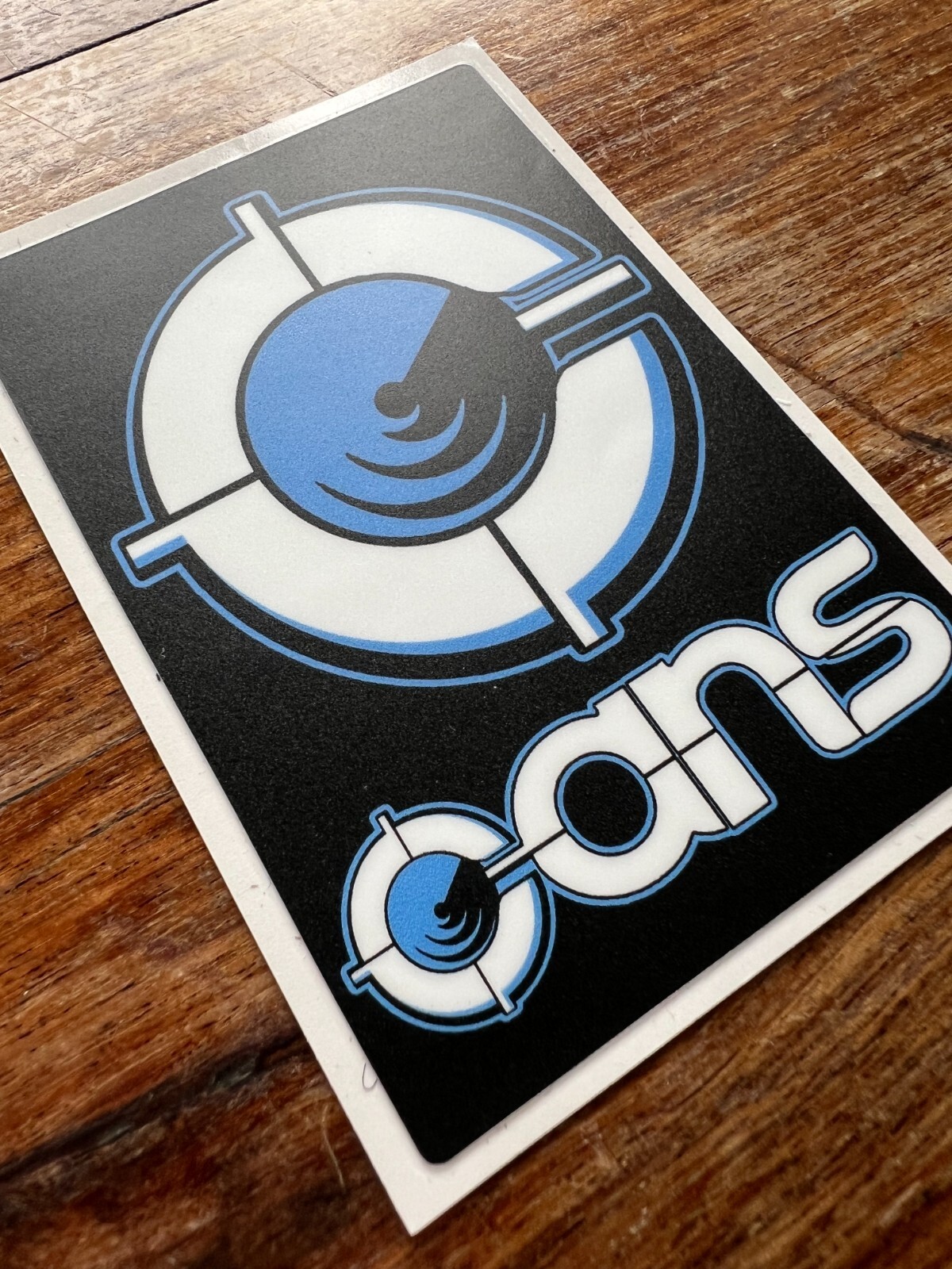Blue Can Logo Sticker