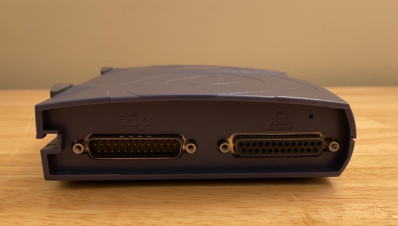 Iomega External Zip Drive Z250P w/ Data Cable, No Power Supply (Untested)