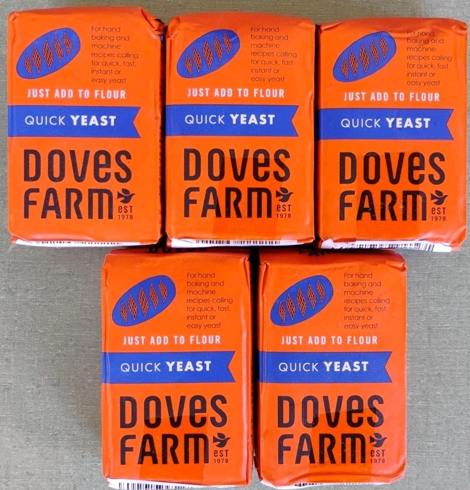 Doves Farm Quick Yeast 125g 12-Pack Exp 06/2027