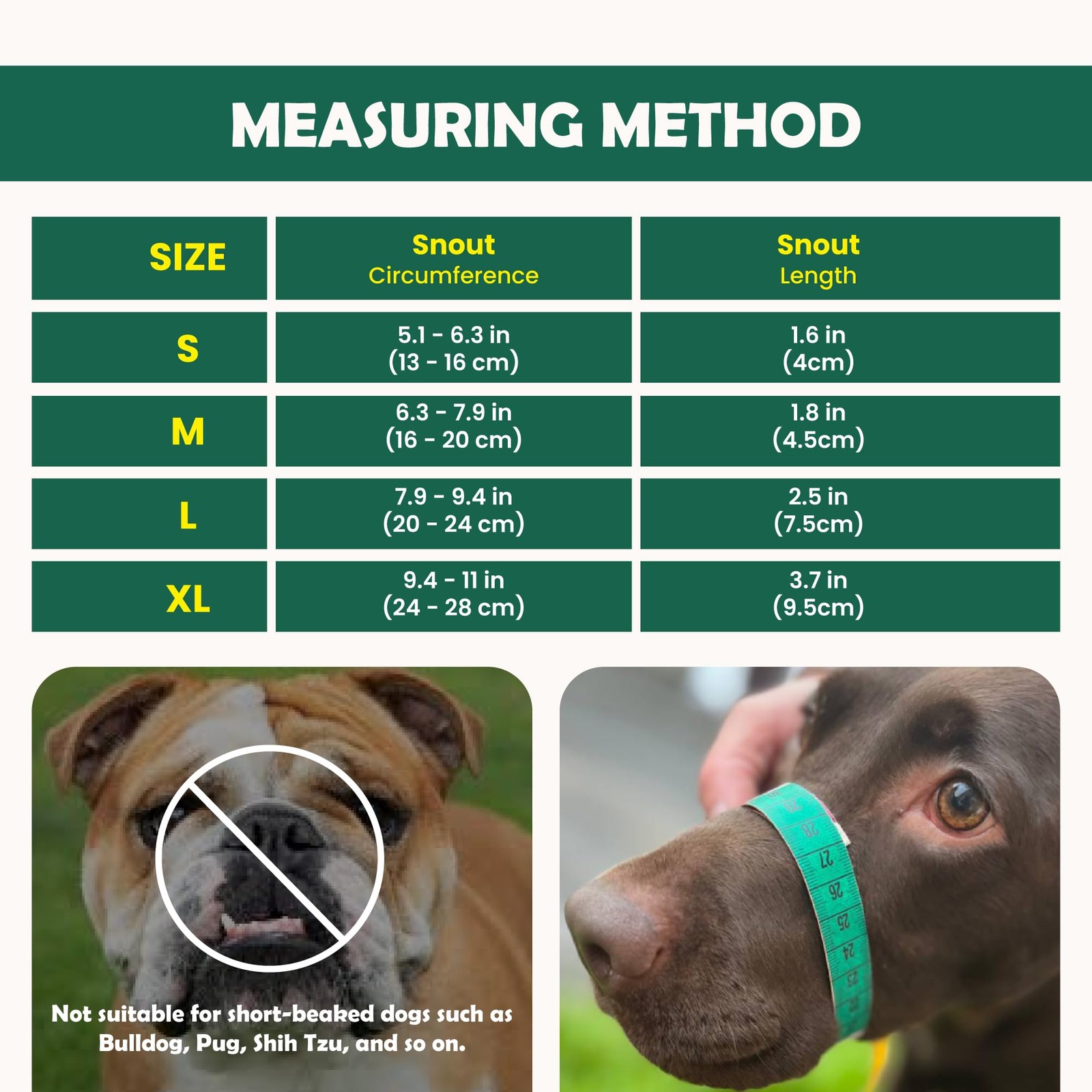 OHNSO Dog Muzzle Medium Sized Dogs - Soft ( 6.3” - 7.9” ), Black