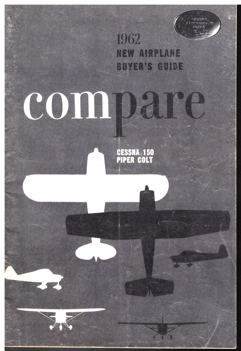 VINTAGE 1962 AIRPLANE BUYER'S GUIDE! CESSNA 150 VS PIPER COLT! SPECS/PRICES/PICS