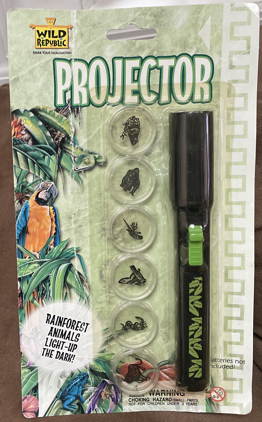 RAINFOREST ANIMALS PROJECTOR LIGHT UP IN THE DARK!