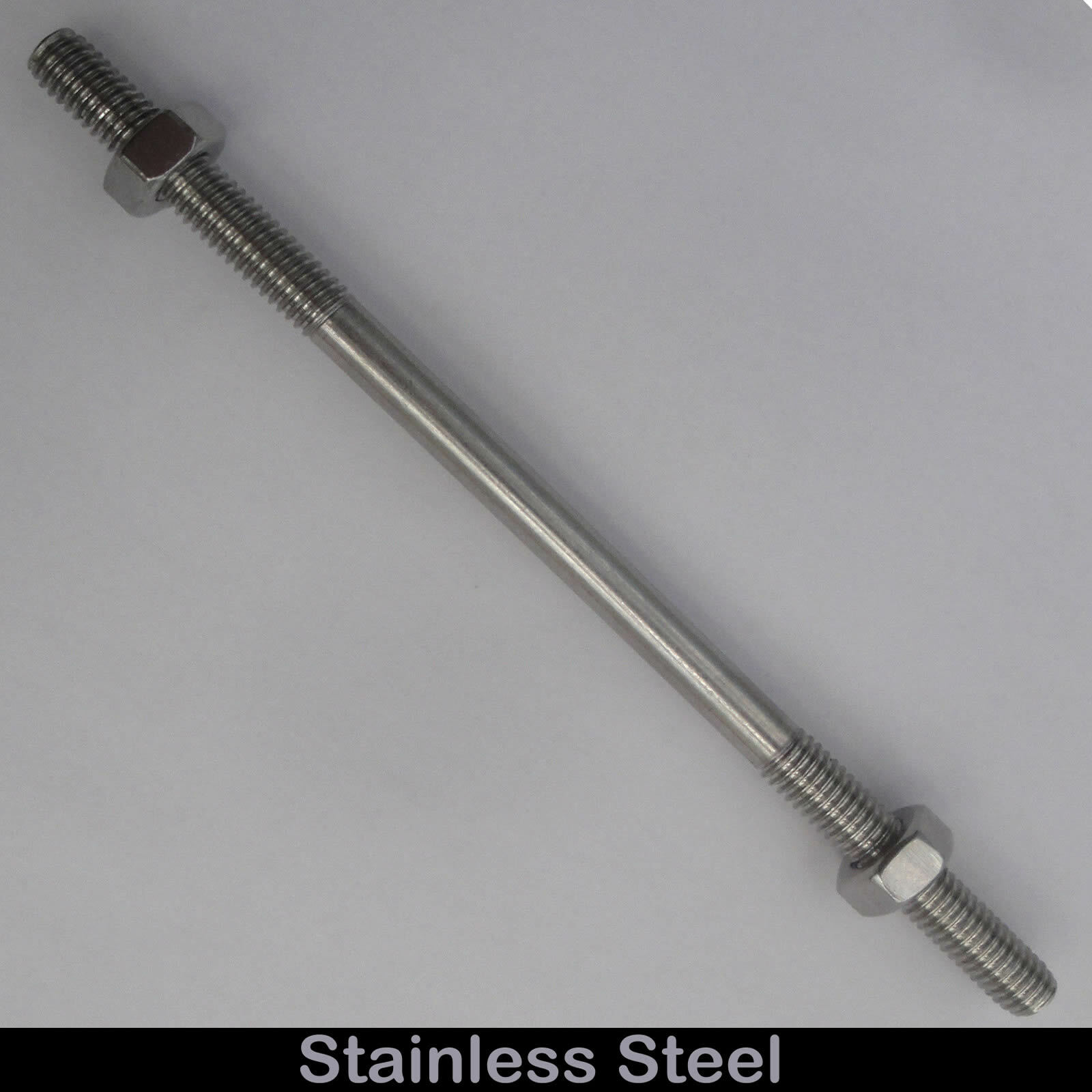 M6 Stainless Steel Threaded Stud Rod Link Left Hand/Right Hand Thread 140mm V6