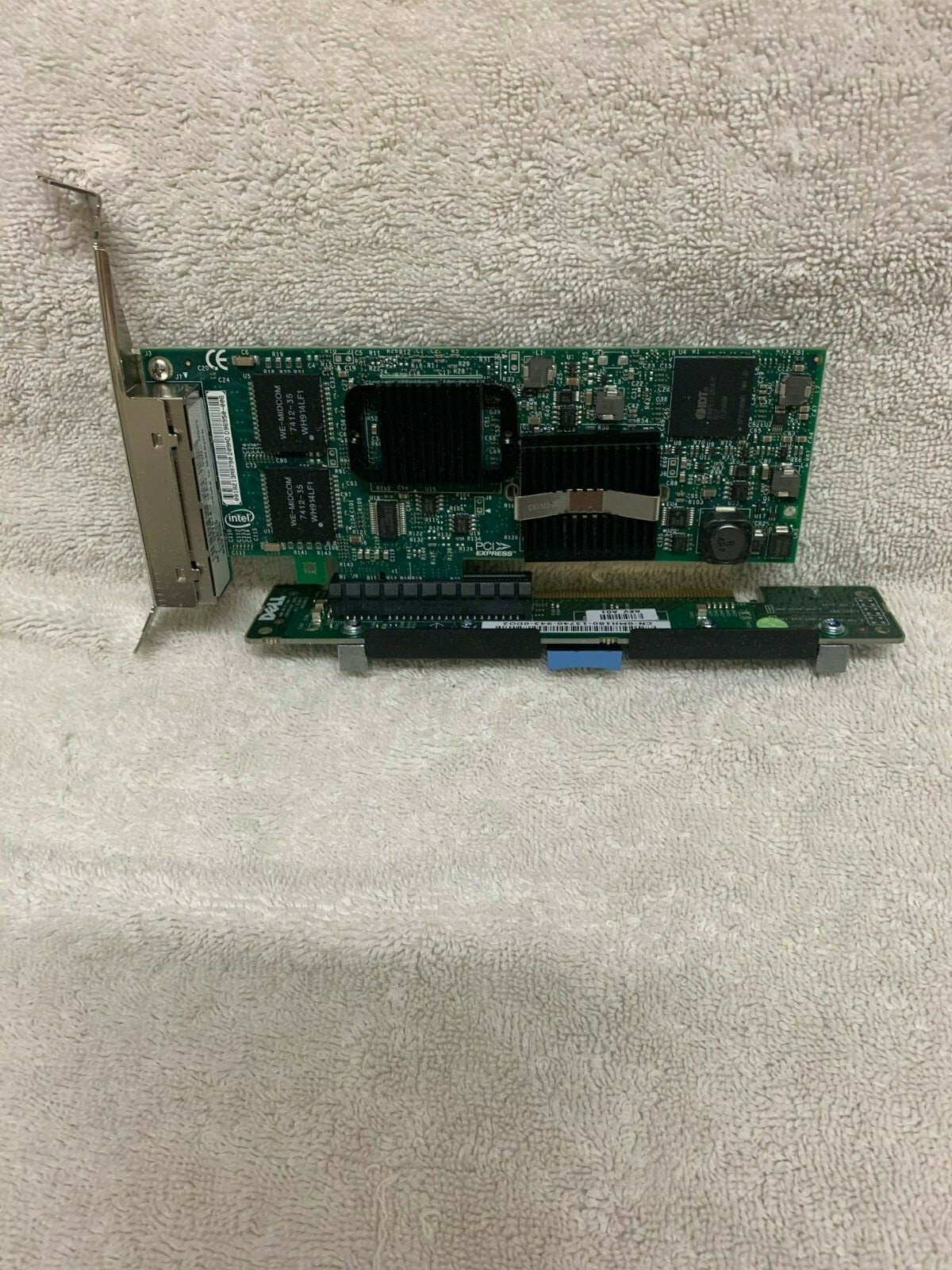 Intel D61627-003 MY-0YT674 Quad Port Gigabit Network Adapter