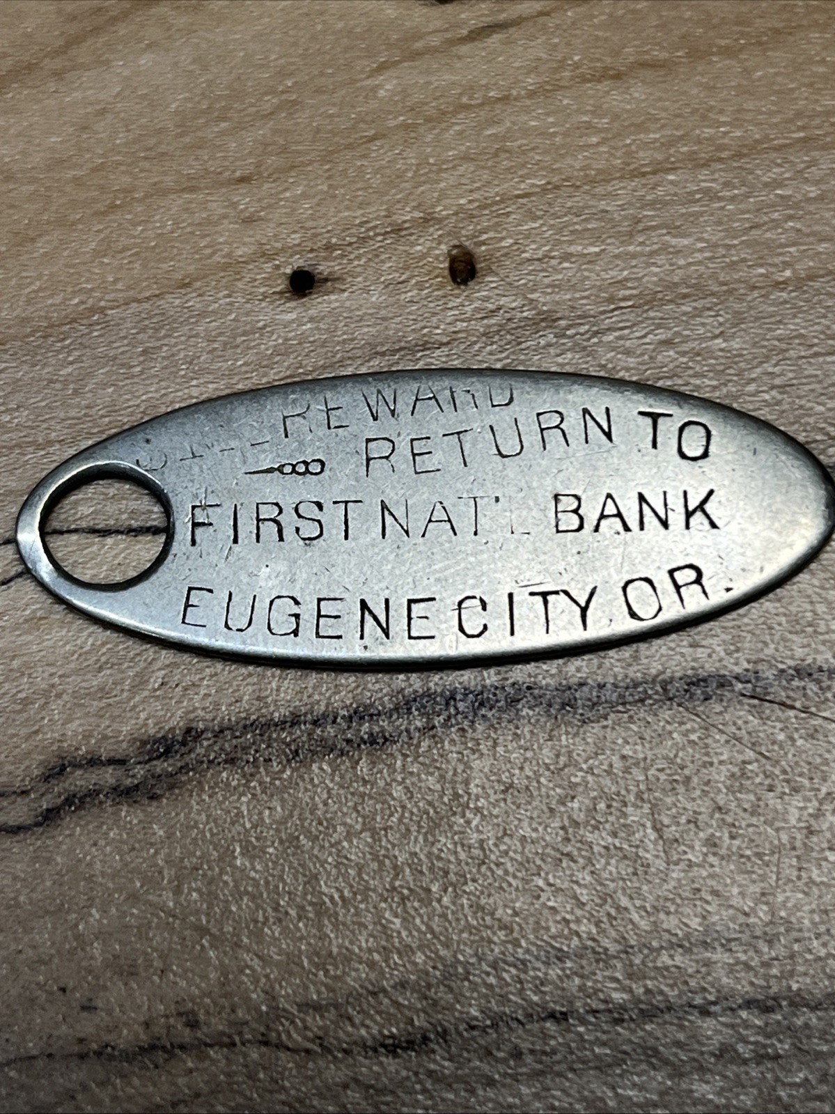 First National Bank Eugene , Or. Key Fob *C899