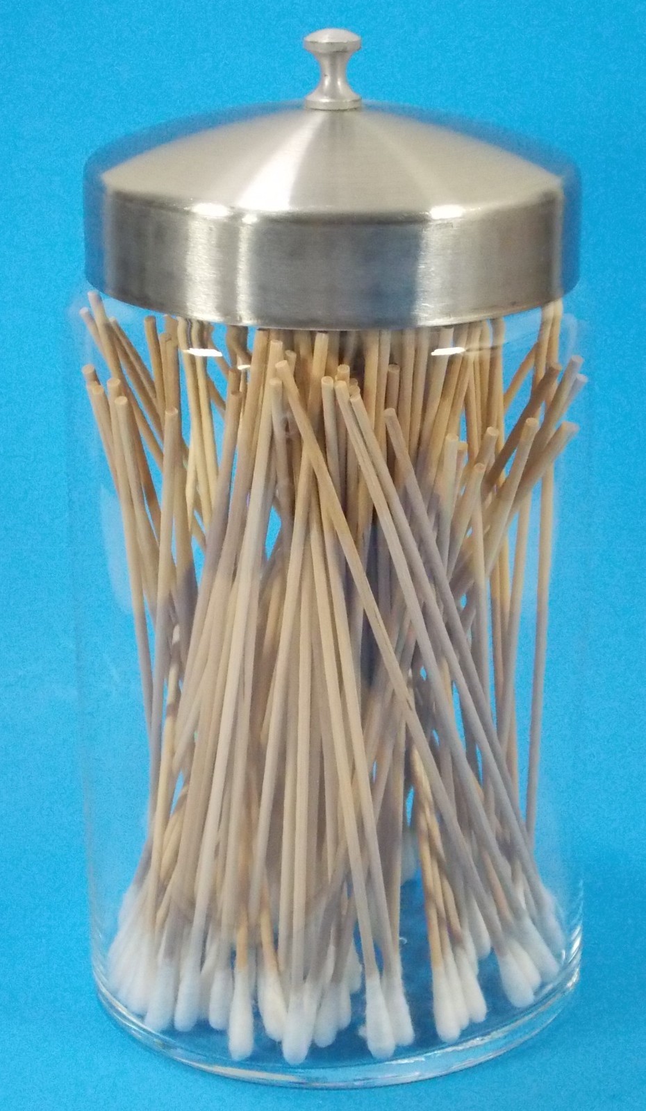 Vintage Medical/Apothecary Glass Marked "Kalon" 1940s-'50's Stainless Steel Lid