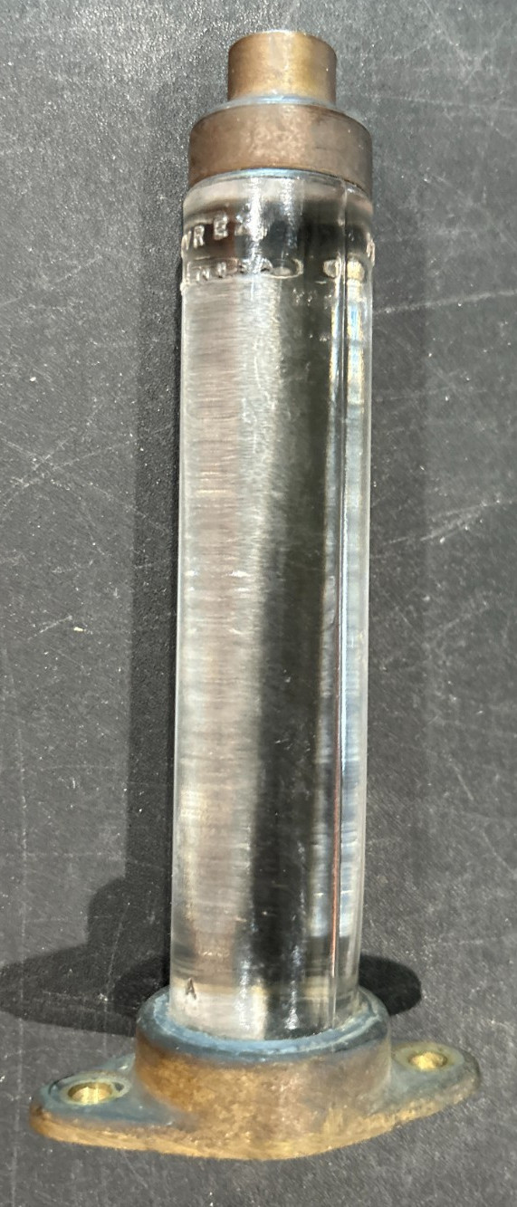 Clear Pyrex 7" tall standoff