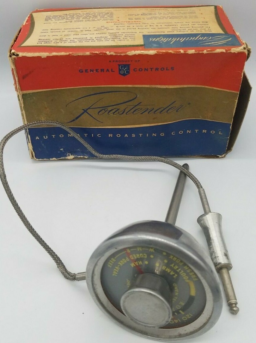 Vintage Roastender Automatic Roasting Thermostat a must for thanksgiving dinner!