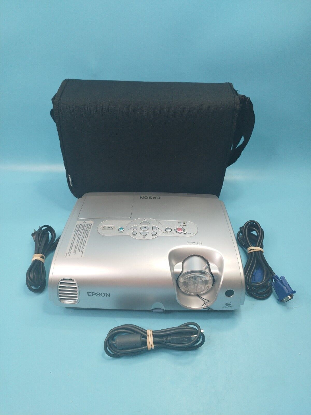 Epson LCD projector EMP S3 LCD with case and cords,  no remote