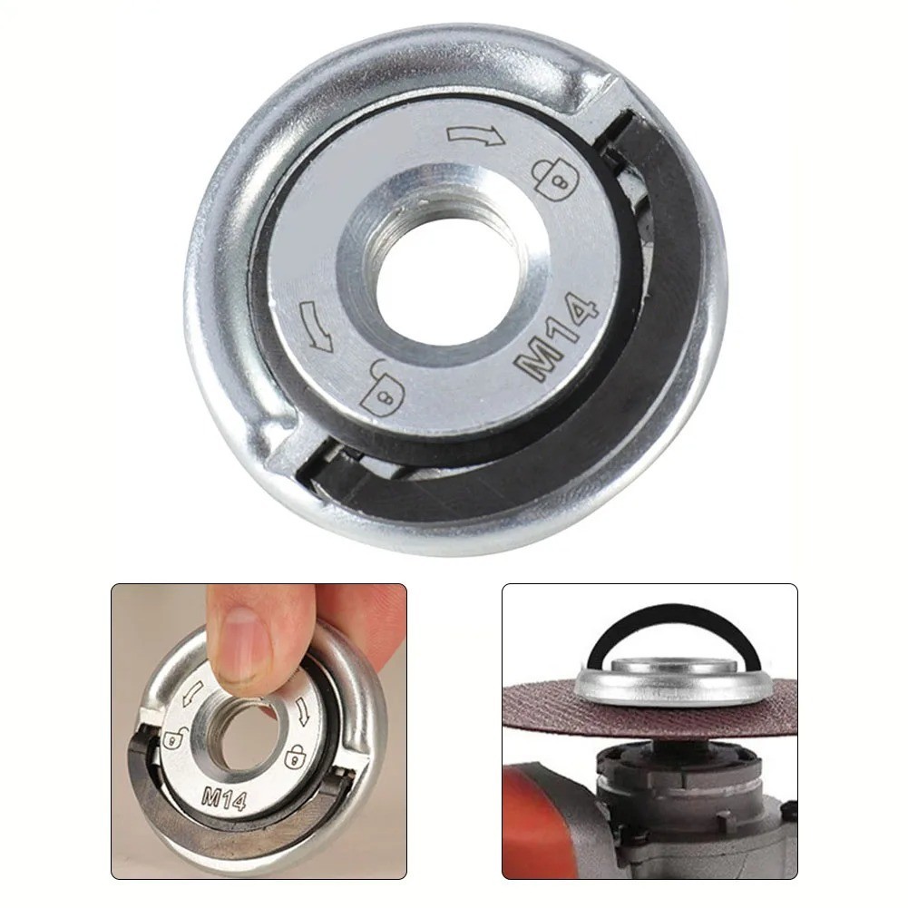 M14 Angle Grinder Quick Release Self-Locking Grinder Pressing Plate Flange Nut P