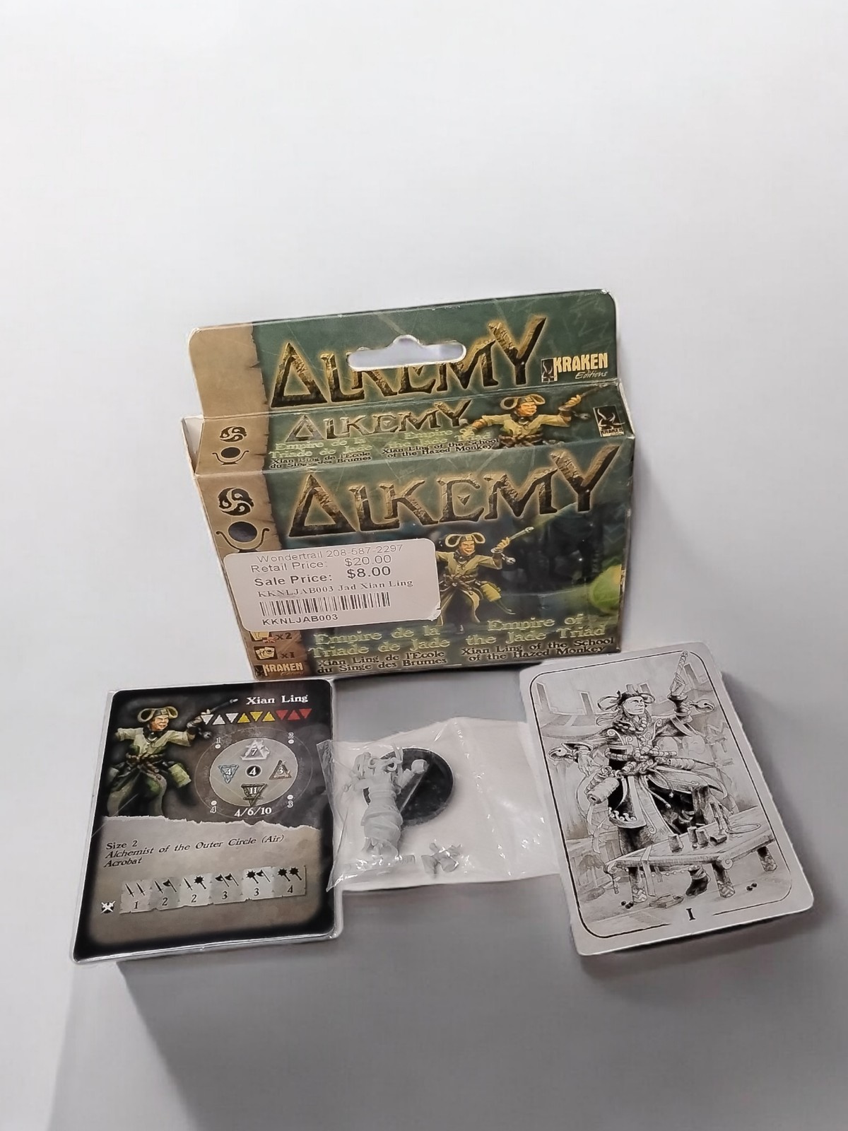 ALKEMY MINIATURES:EMPIRE OF THE JADE TRIAD XIAN LING HAZED MONKEY KRAKEN EDITION