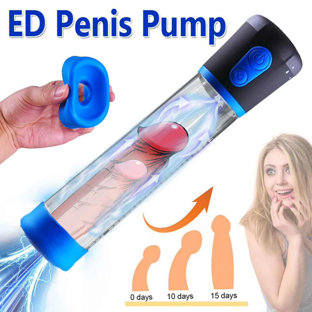 Male Vacuum Penis Pump ED Enhancement Erectile Enlargement Penis Enlarger BG