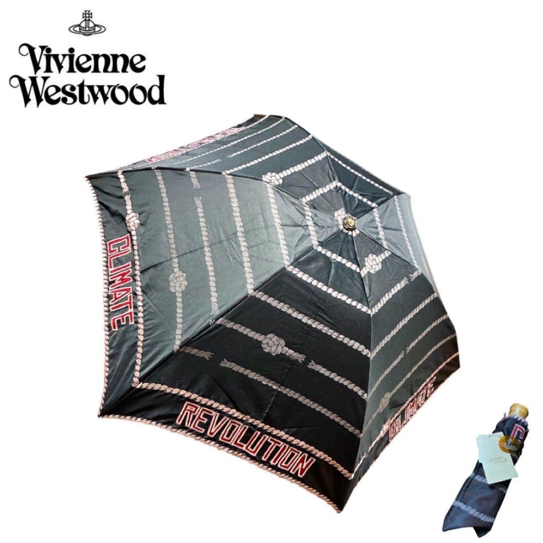 Vivienne Westwood CLIMATE REVOLUTION Folding Umbrella Polyester  Y2K