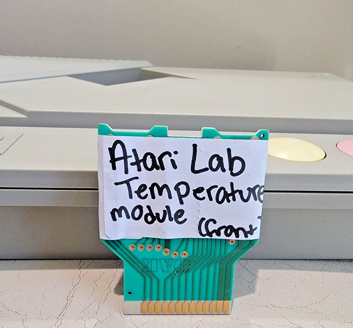 AtariLab Temperature Module; 400/800/XE; Cartridge No Case!
