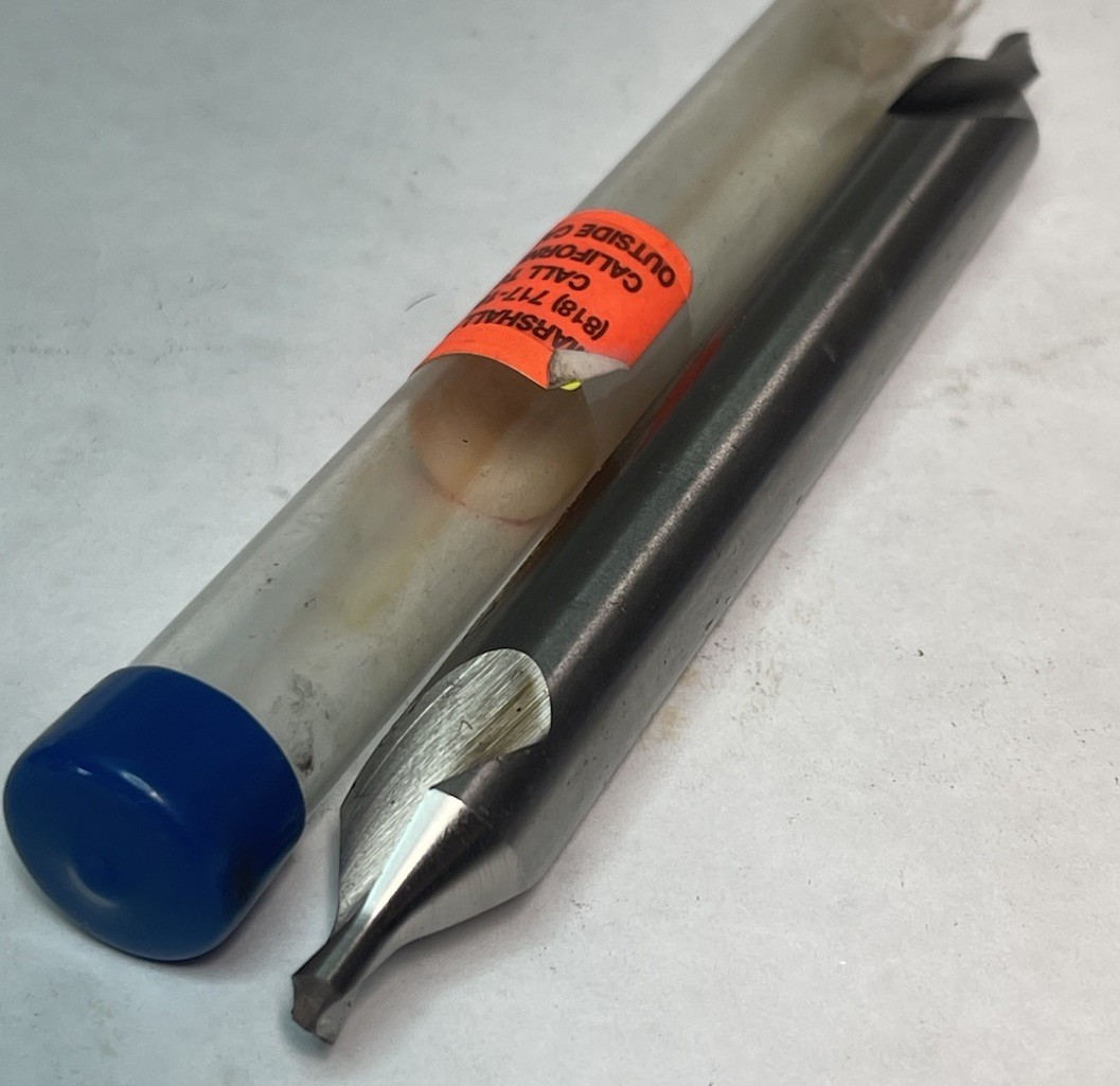 Drill/Countersink Bit, 60 Deg, Double Ended HSS 1/2 Shank x 7/32 x 6L (26MY251)