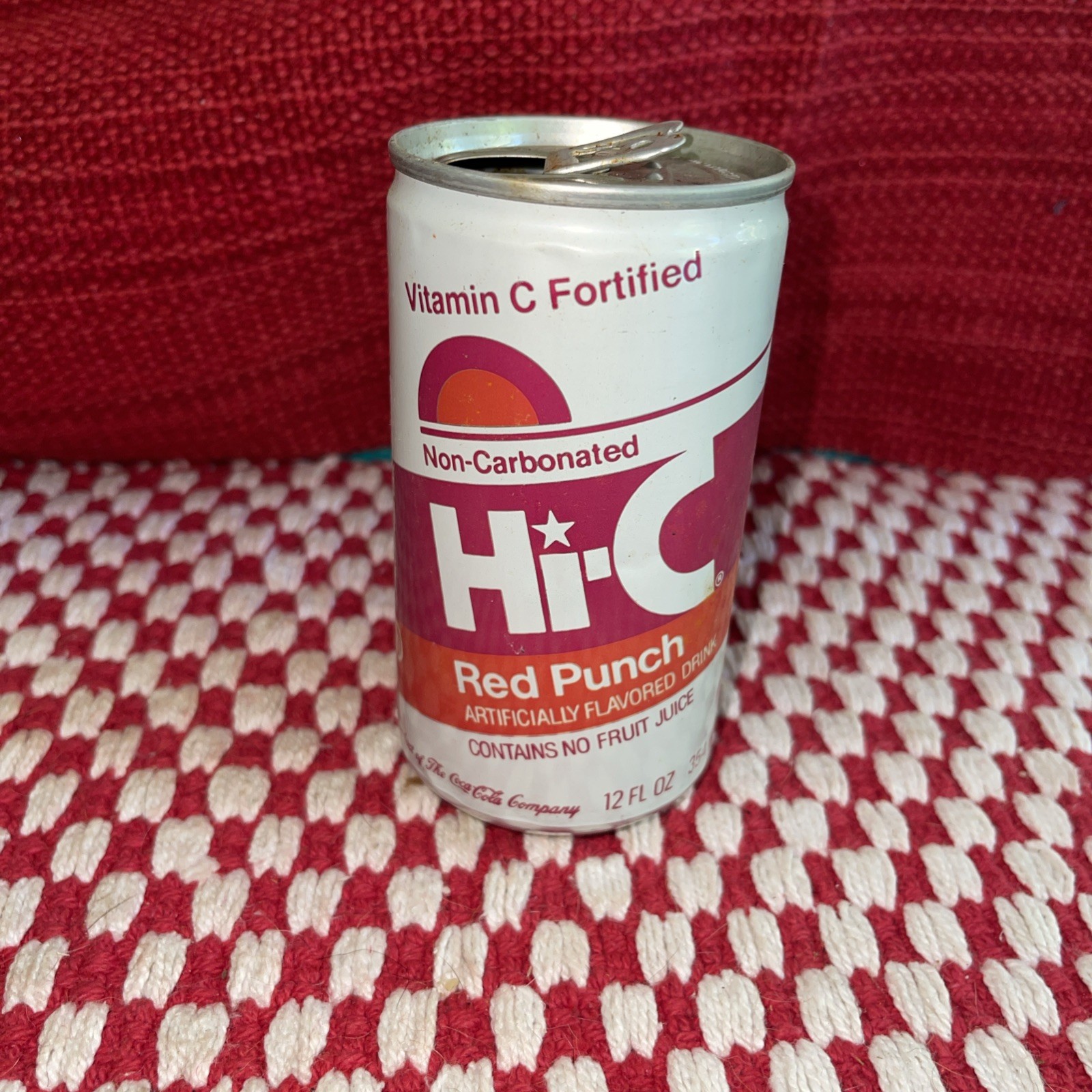 Hi-C Red Punch tin can