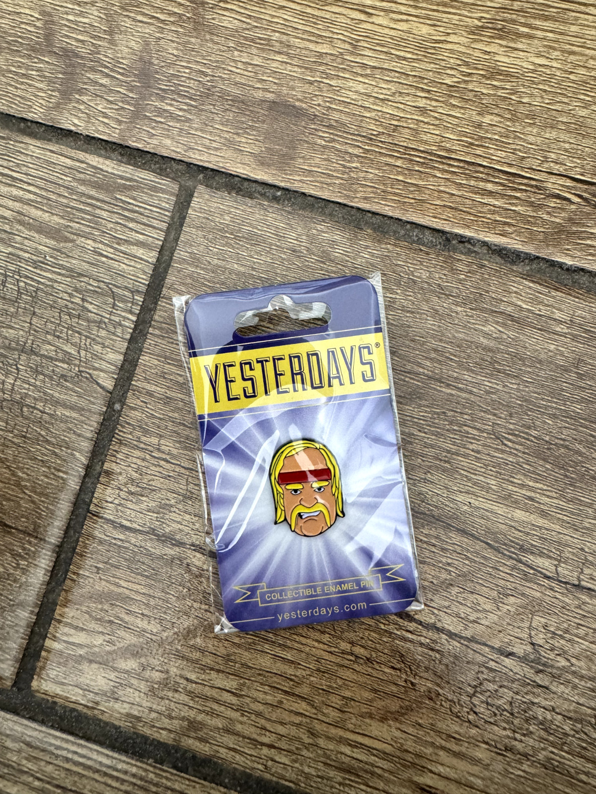 Yesterdays Hulk hogan Enamel Pin