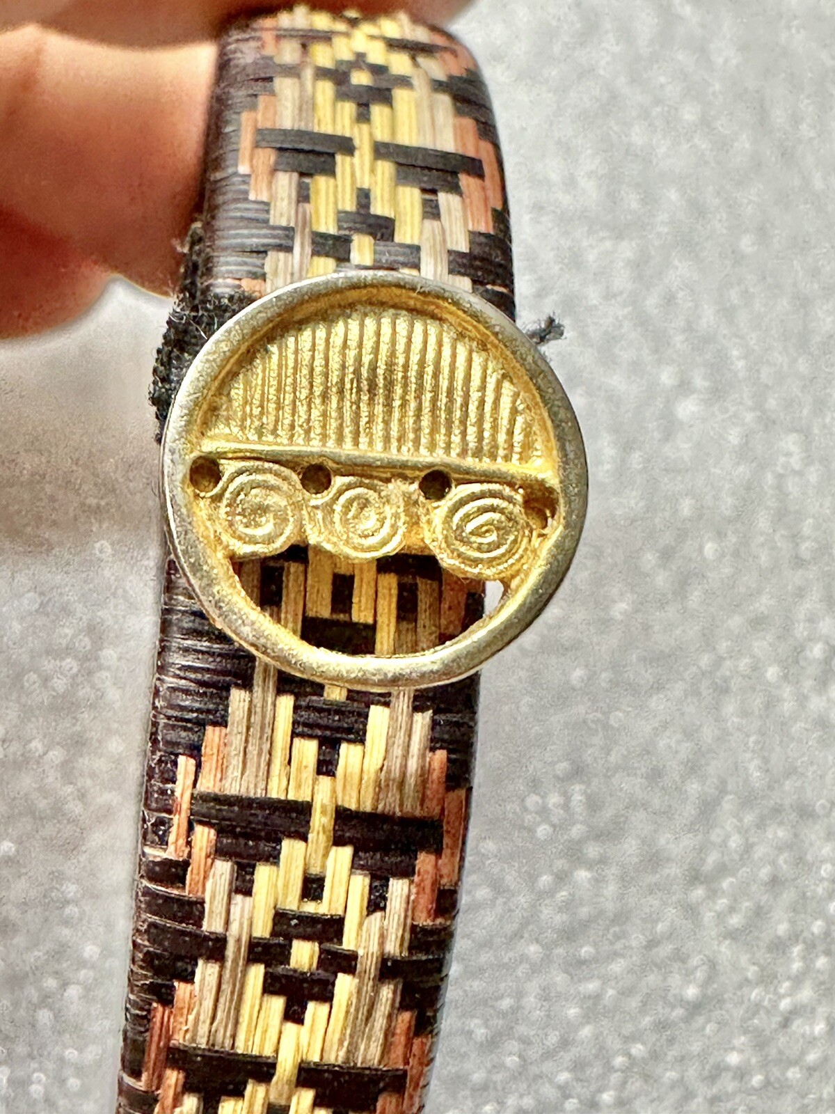 2 Handmade Woven Aztec Bracelets