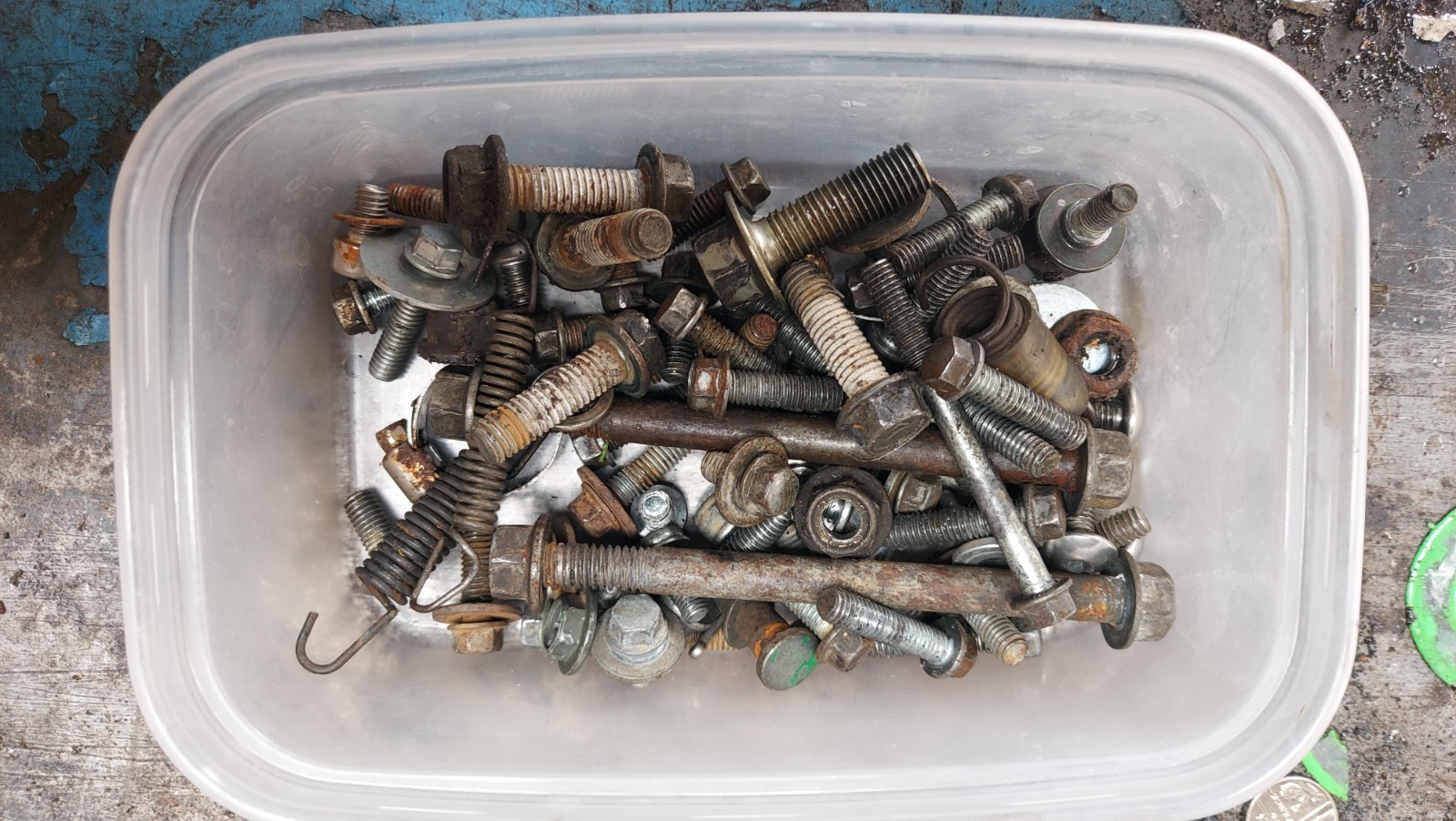 KAWASAKI KX65 00-19 RM65? NUTS BOLTS FIXINGS HARDWARE FROM DISMANTLED BIKE