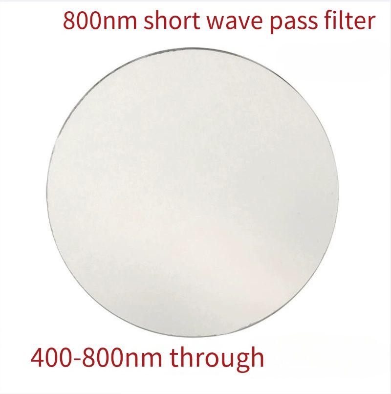 800 Short Pass Filter 400-800nm High Transmittance OD3 Optical Glass Filter