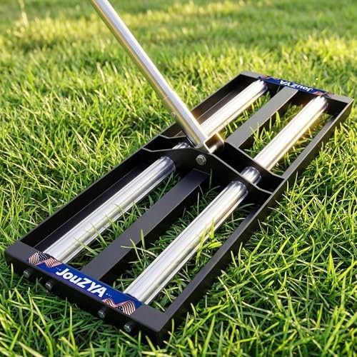 Updated Lawn Leveling Rake 30"x10", Lawn Leveler with Aluminum Rollers, Yard ...