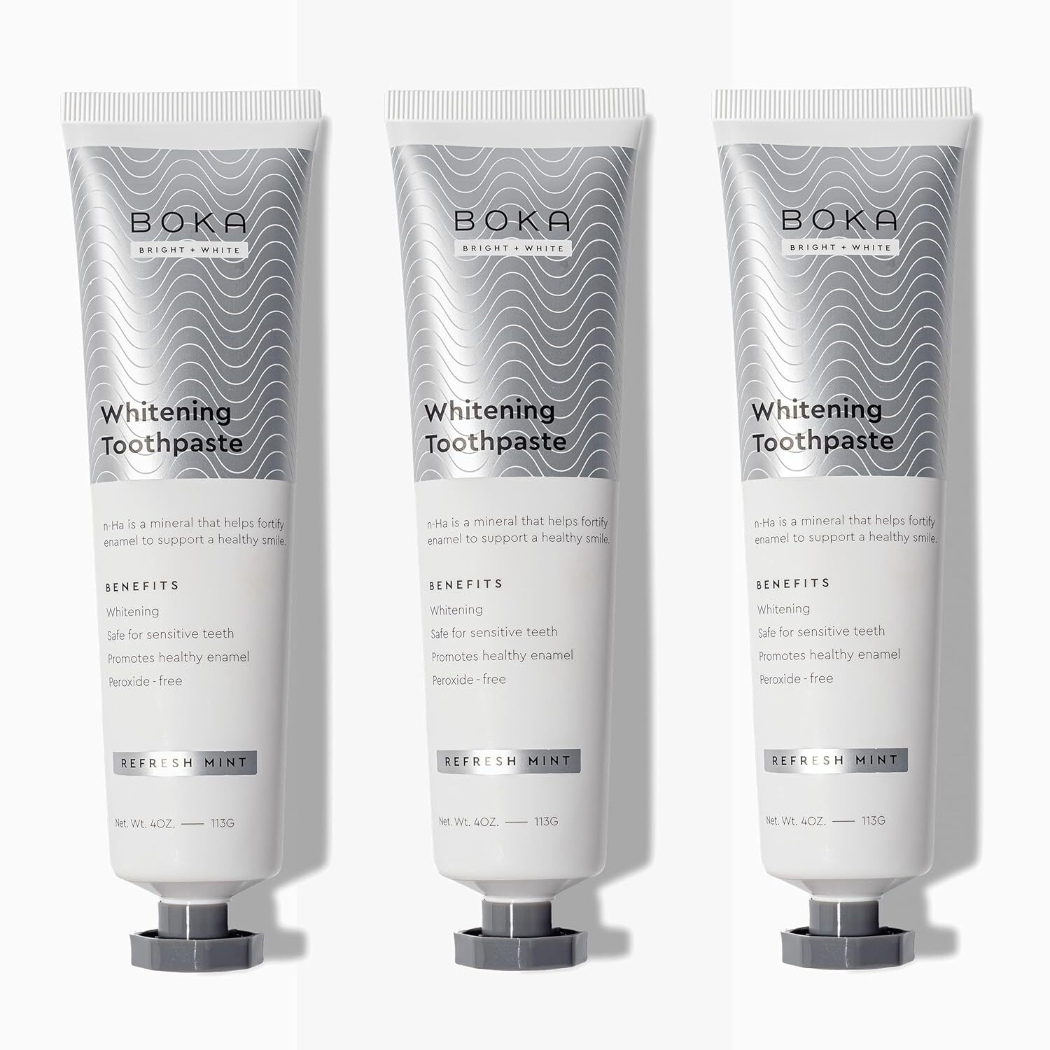 Boka Fluoride Free Toothpaste - Nano Hydroxyapatite, Remineralizing, Sensitive T