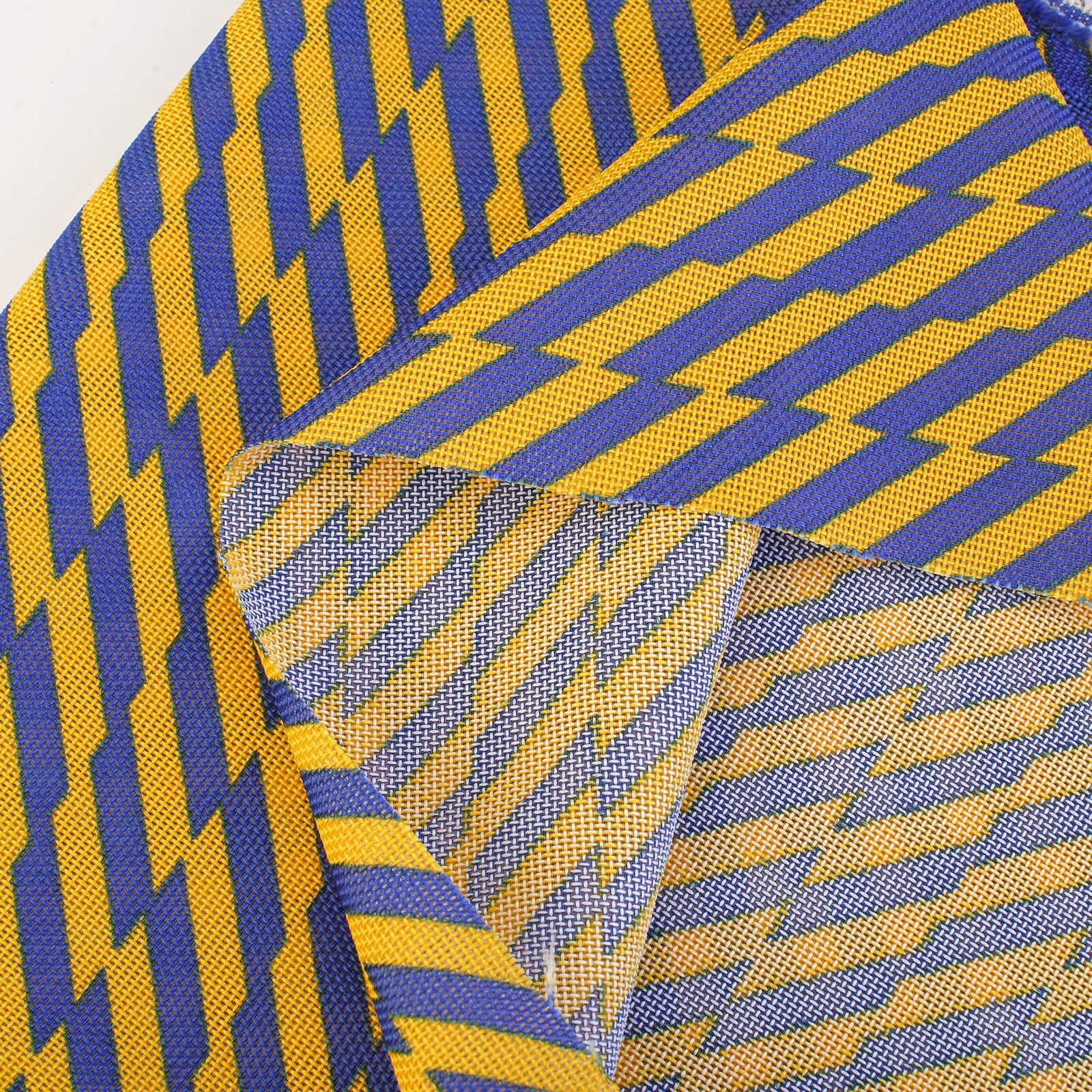 Acoustic Speaker Grill Cloth Stereo Grille Fabric Yellow & Blue Lighting Pattern