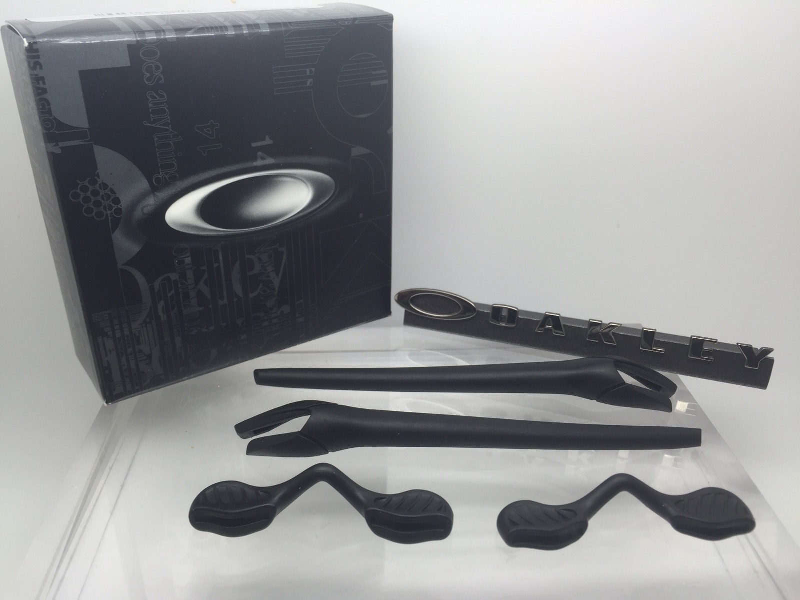 AUTHENTIC OAKLEY RADAR EV XS EAR SOCKS & NOSE PADS KIT BLACK Temple Tips