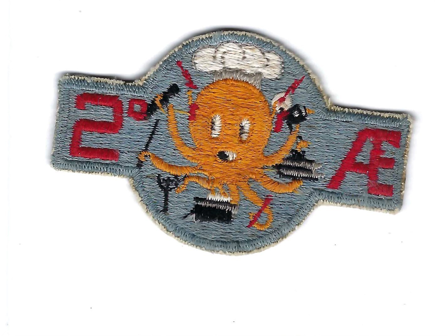 PATCH USAF 2nd ARMAMENT & ELECTRONICS MAINTENANCE SQ AE HUNTER AFB         VS-5