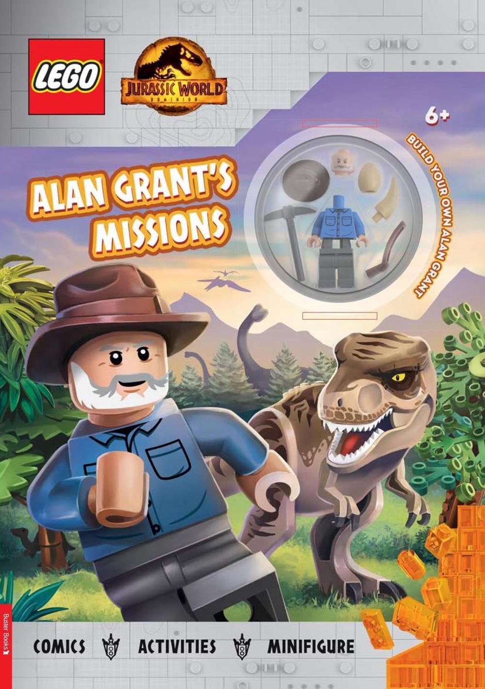 LEGO Jurassic World: Alan Grants Missions: Activity Book with Alan Grant minifig
