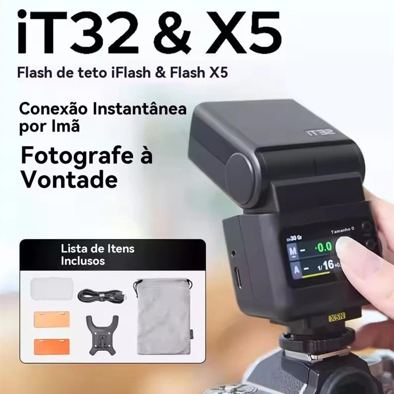 Godox iT32 TTL iFlash HSS Camera Flash Speedlite X5 Flash Trigger for C/N/S/F/O