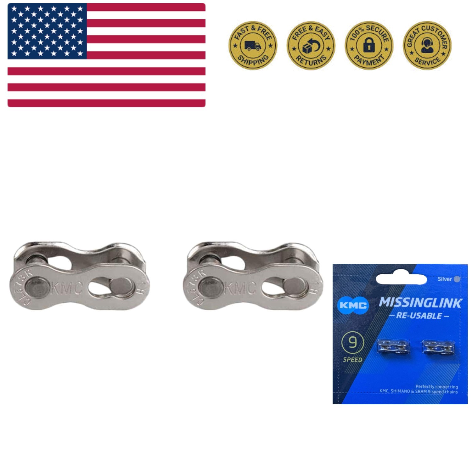 Chain Link MISSINGLINK 9SPD 6.5MM Card of 2