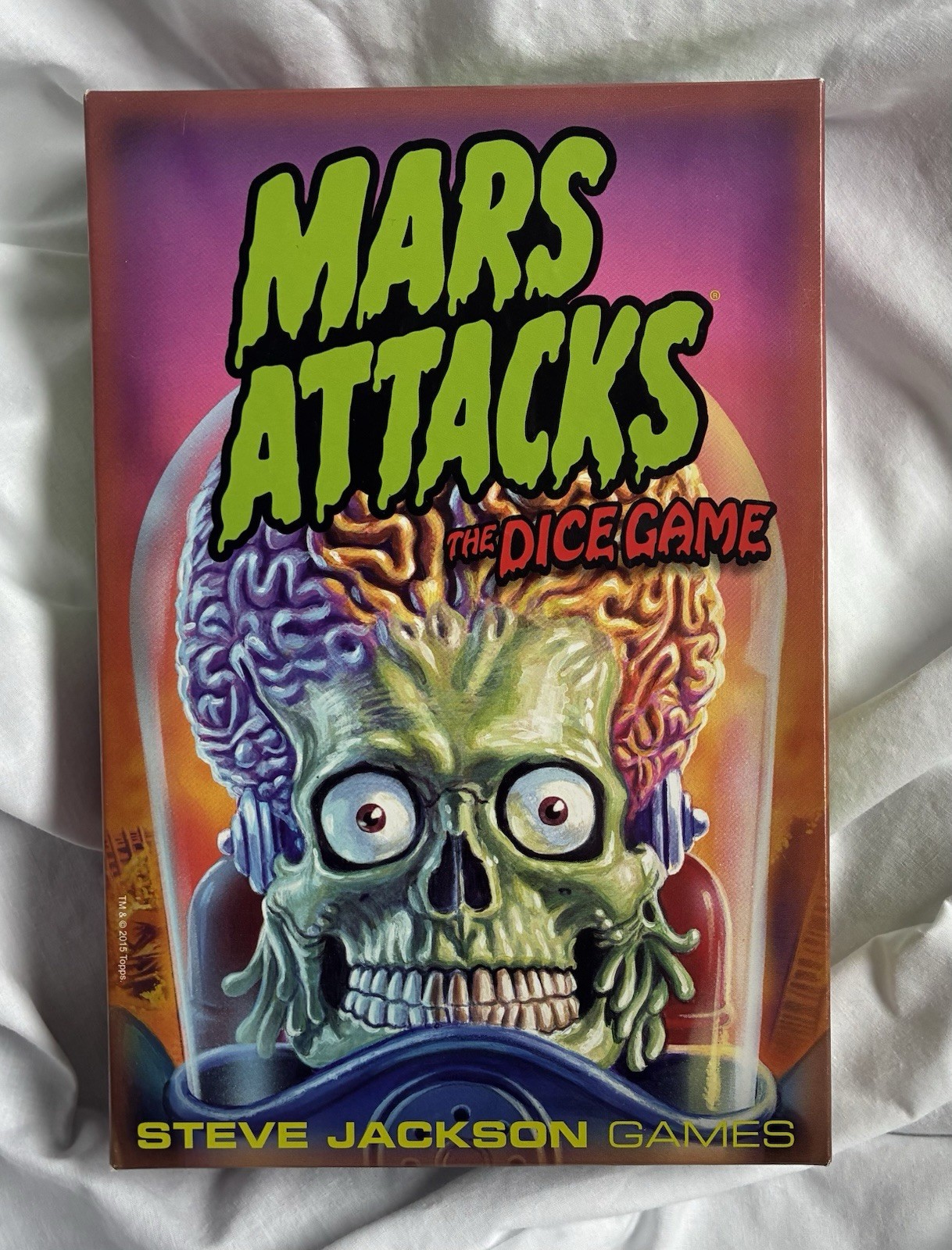 Mars Attacks  The Dice Game 1st Edition Topps 2014  Steve Jackson Complete