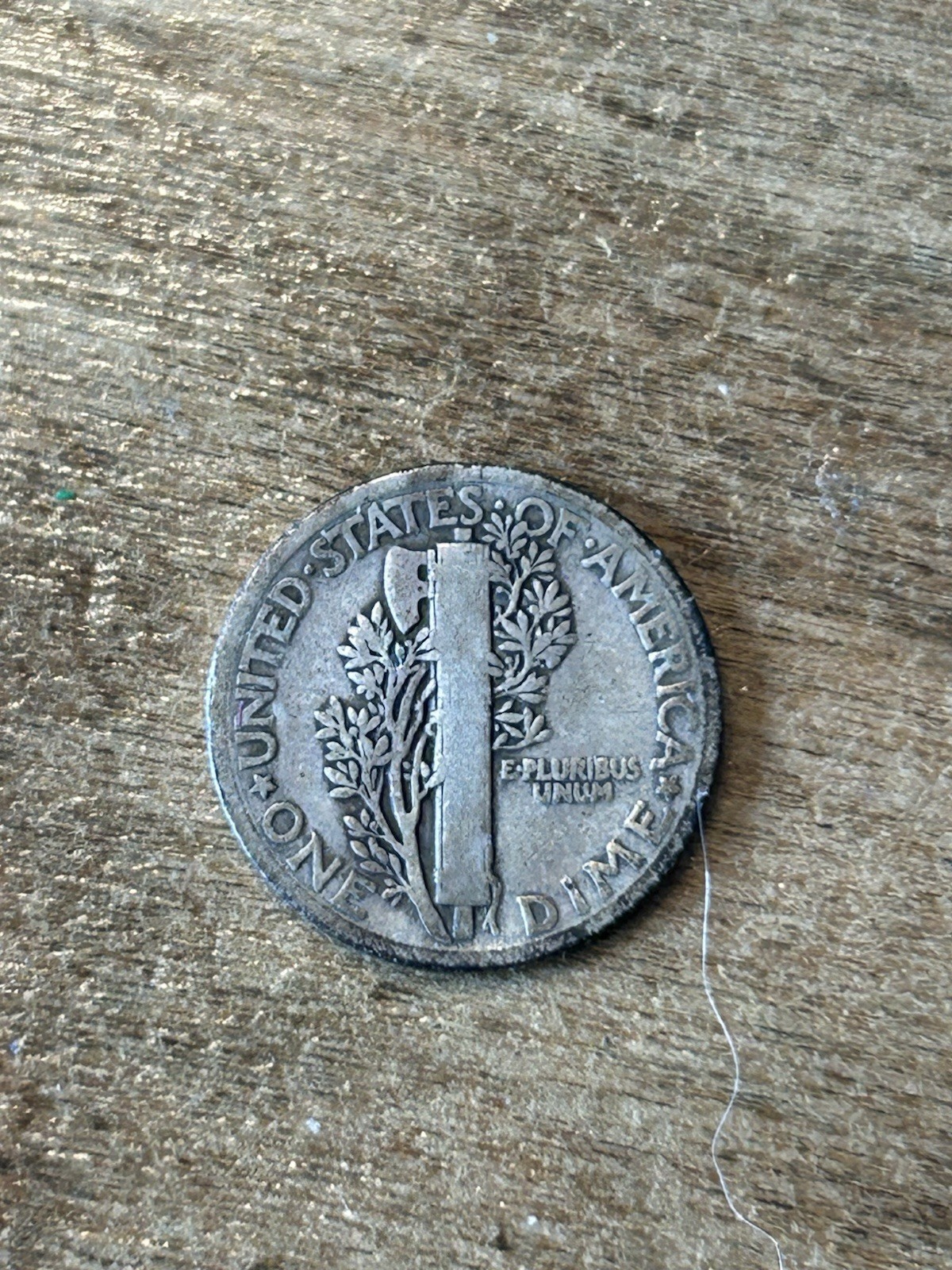 1924 Mercury Dime VG