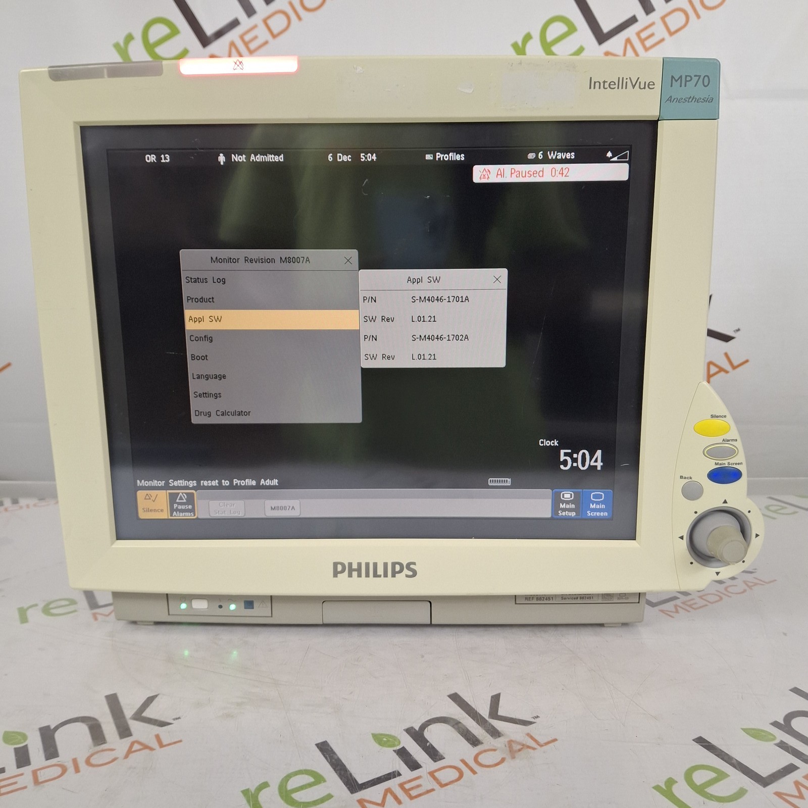 Philips IntelliVue MP70 - Anesthesia Patient Monitor