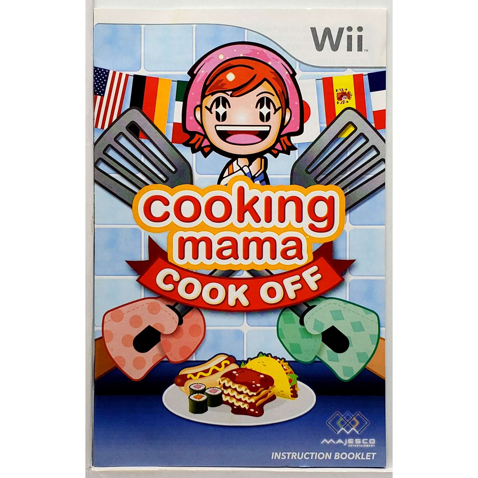 (Manual Only) Cooking Mama Cook Off Nintendo Wii Excellent Original