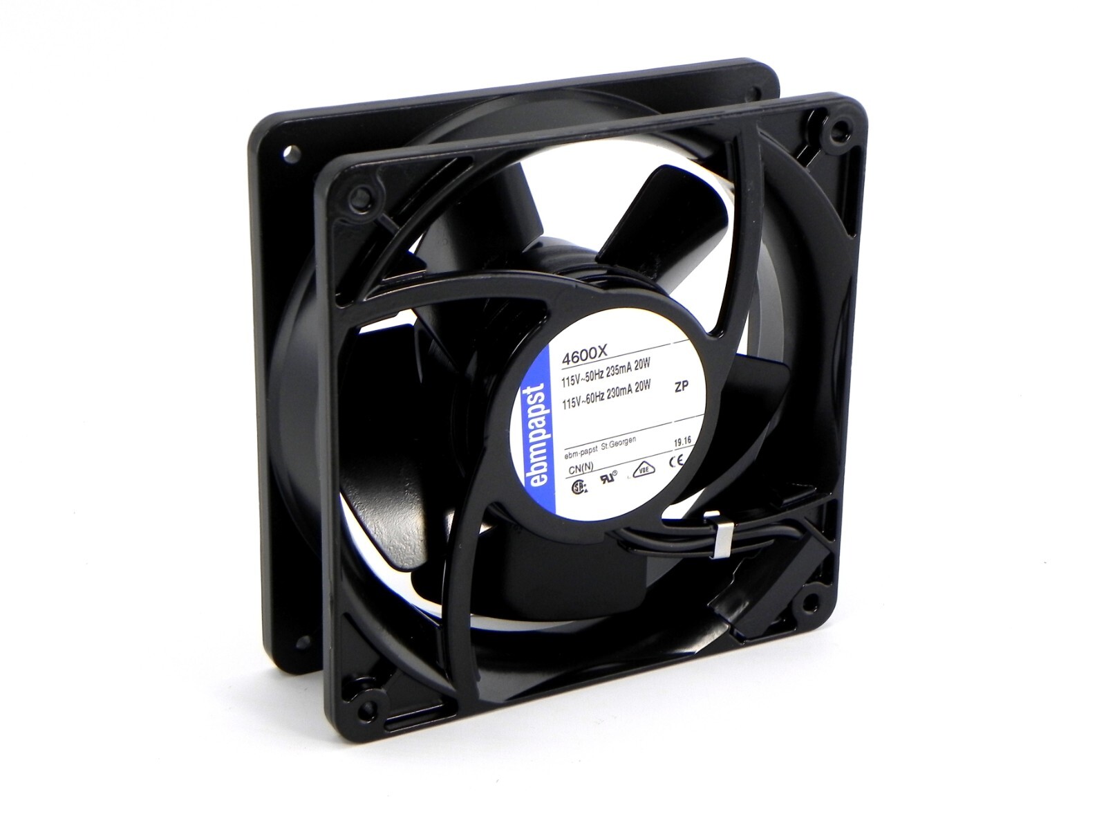 EBM 4600X Fan, 119 x 119 x 38mm TubeAxial 115V AC NEW