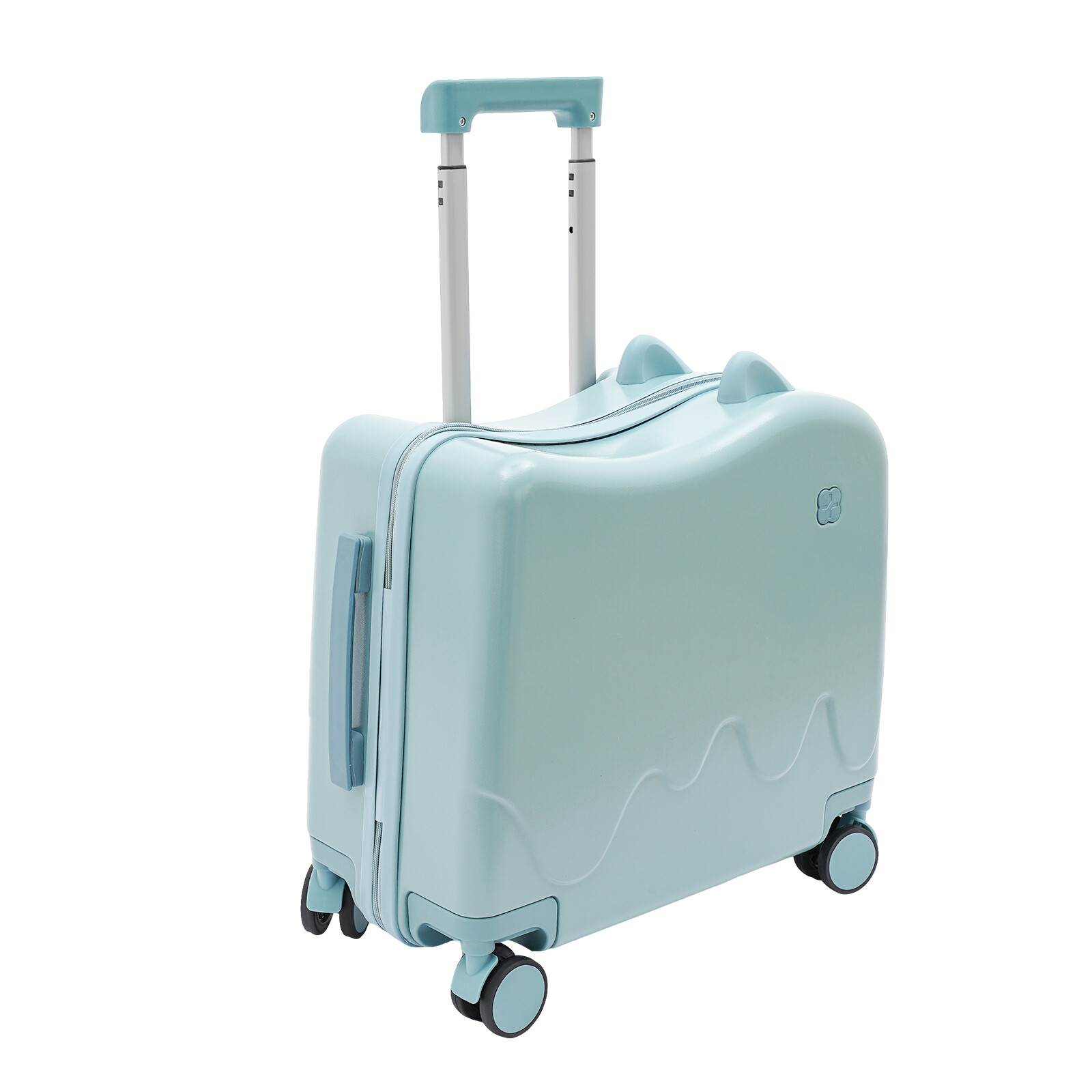 18" Kids Ride-On Suitcase, Children's Luggage Case, Rolling Luggage With Lock