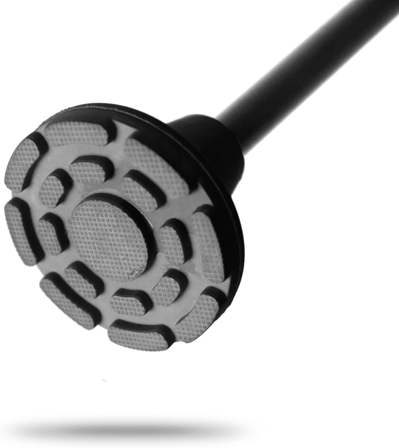 Wide Base 3/4 Inch Rubber Crutch Tips - Non-Slip & Cushioned for Maximum Support