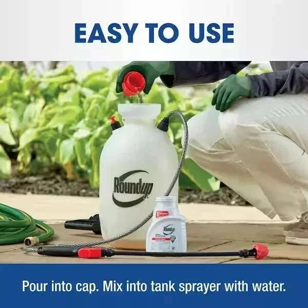 Roundup Weed/Grass Killer Concentrate Makes 5 Gallons - 16 fl. oz.