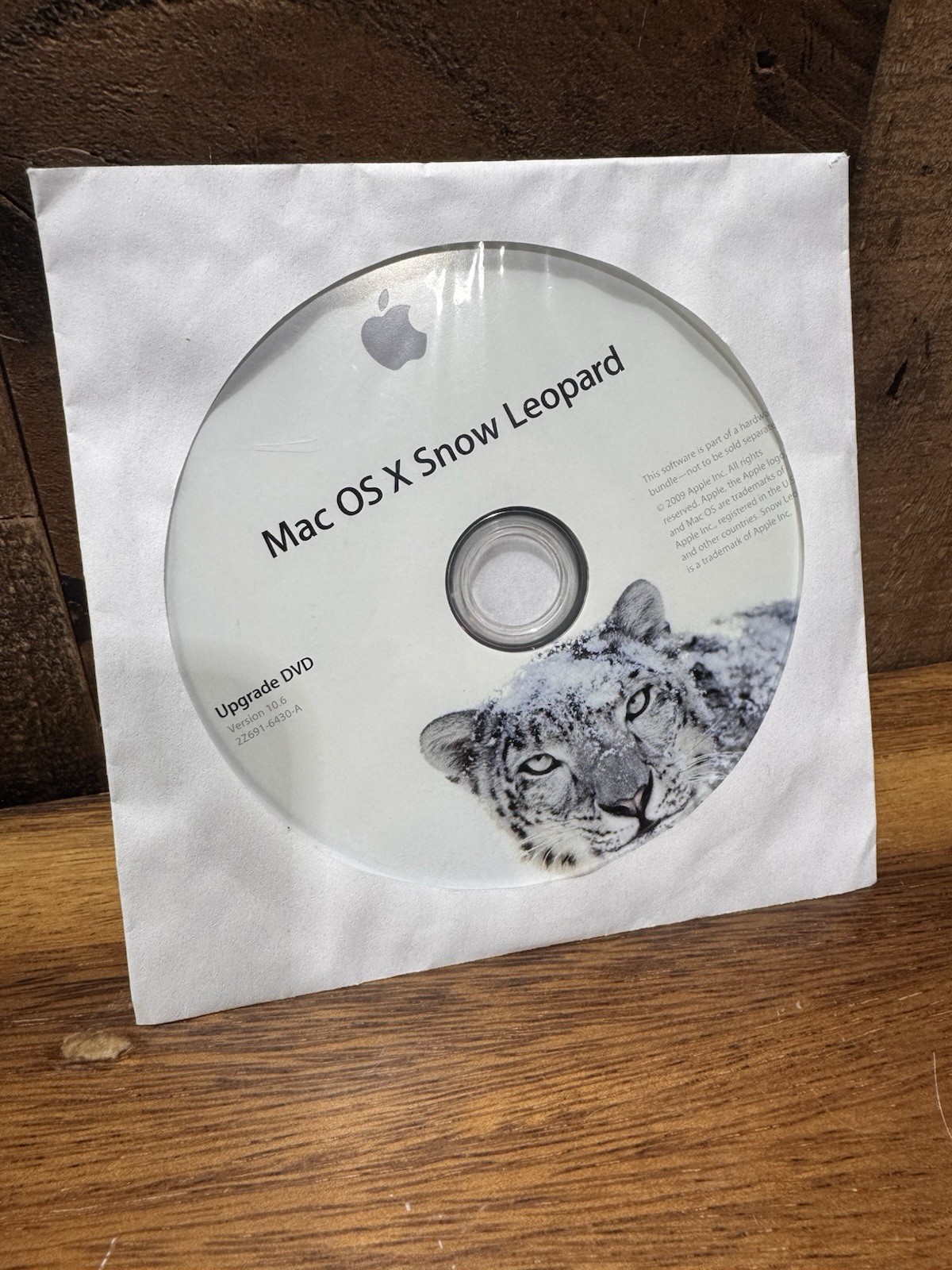 Mac OS X Snow Leopard v. 10.6 Upgrade DVD