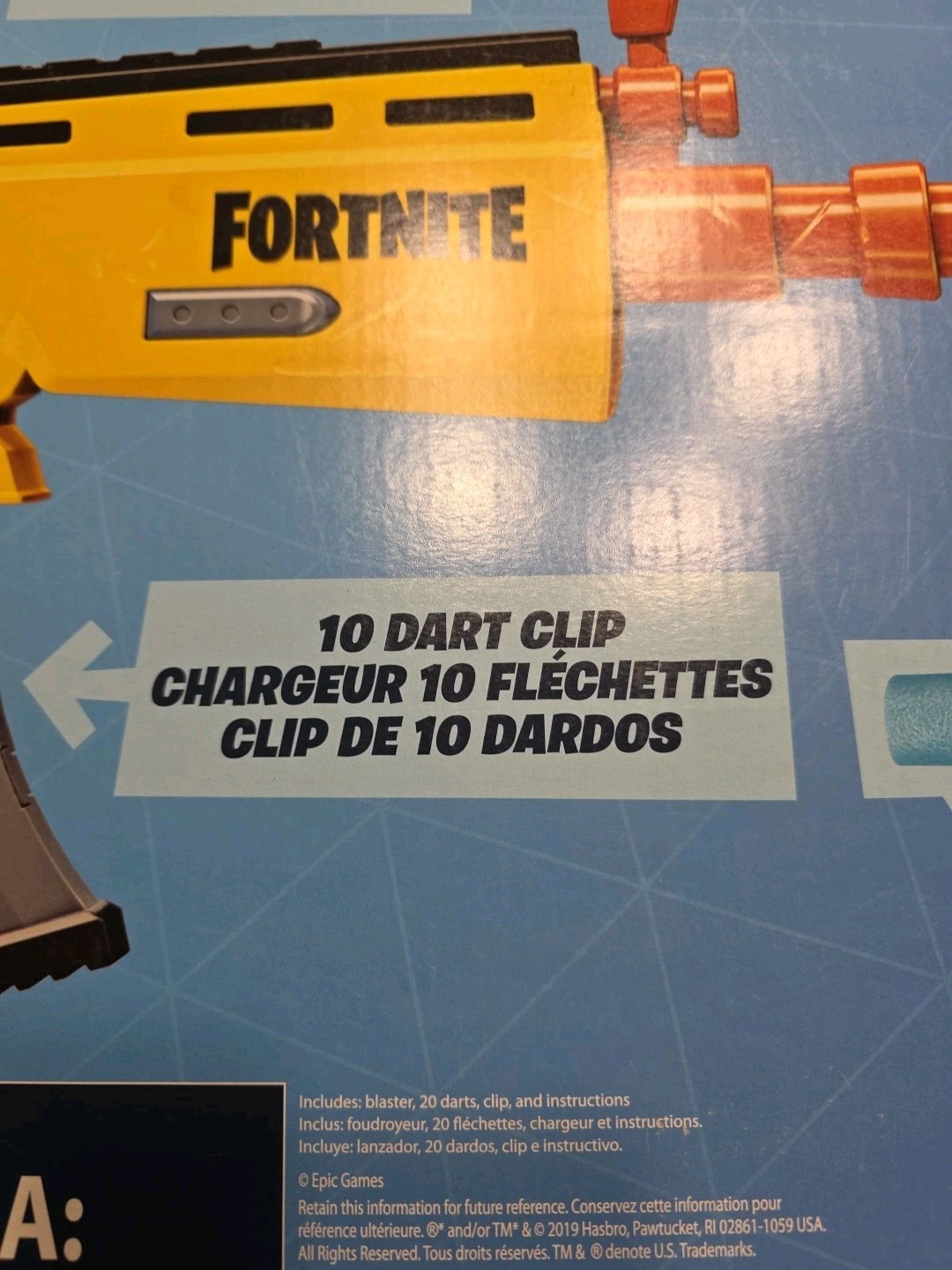 Unopened Fortnite Scar Nerf Gun AR-L