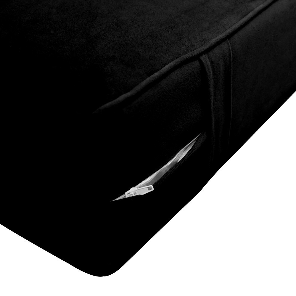 |SLIPCOVER ONLY| V5 Velvet Indoor Daybed Mattress Pillow Pipe Trim Full AD374
