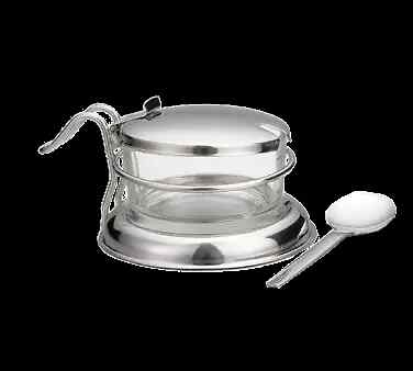 TableCraft 357 Stainless Steel Condiment Jar Set 6oz