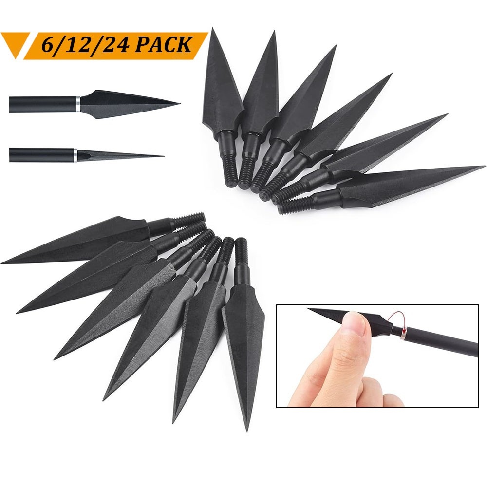 Archery Broadheads 125 Grain Hunting Arrowheads Traditional Arrow Heads Points