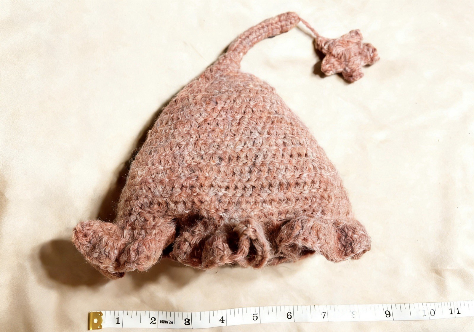 Infant-Toddler Handmade Merino Wool Crochet Hat