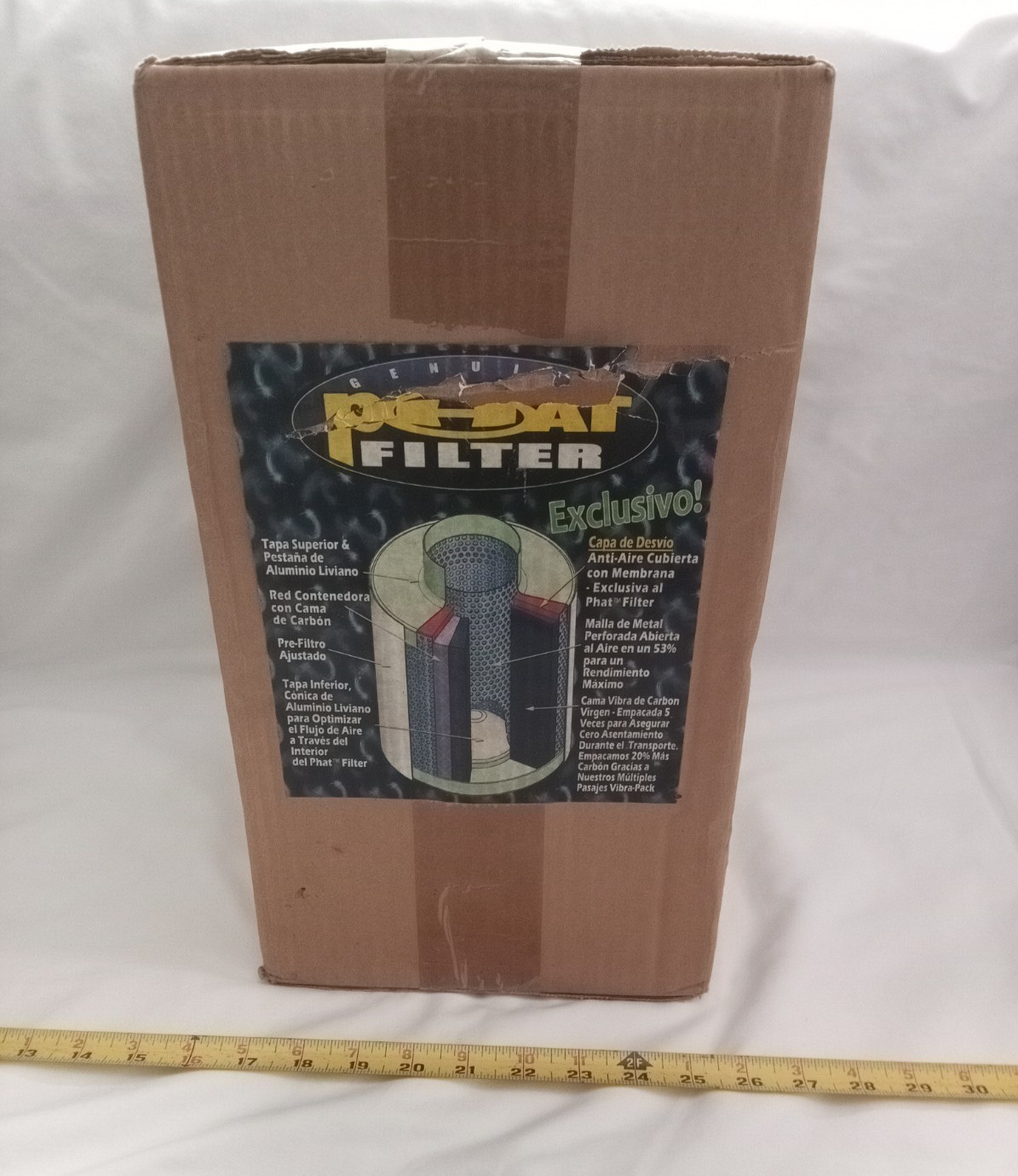 Phat Carbon Filter 4"x12" , new in box.